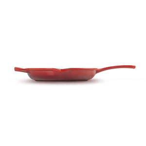 Le Creuset Signature Cerise Cast Iron Skillet with Metal Handle 23cm